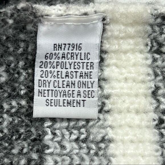 Anthropologie Saturday Sunday Striped Fringe Kimono Boho Open Cardigan Sweater - Picture 9 of 9